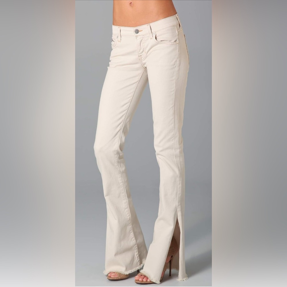 TEXTILE Elizabeth and James Tan Flare Bottom Jeans Size 28 Inseam 32 inches NWT